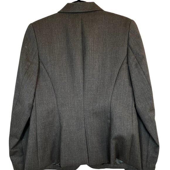 Vintage Pendleton 100% Virgin Wool Gray Blazer Women's Sz 10 2-Button‎ Career - Picture 2 of 9